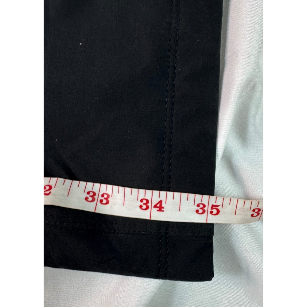Eddie Bauer WT Flexion Lined 2.0 Pant Womens 12T Black Straight Leg Mid Rise NWT - Picture 13 of 16